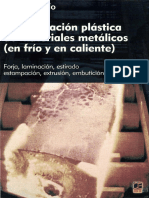 Conformacion Plastica de Materiales Metalicos PDF