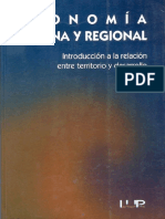 Economia Urbano Regional - Una Introduccion A La Relacion Entre Territorio y Desarrollo Edonomia Mario Polése