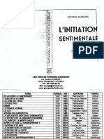 Barbarin Georges - L'Initiation Sentimentale