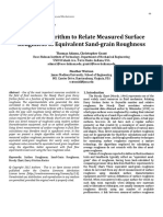 A Simple Algorithm To Relate Measured Surface Roughness To Equivalent Sand-Grain Roughness PDF