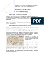 O Nosso Corpo É Coordenado Por Um Complexo Sistema de Informação Que o Protege e Lhe Confere Capacidades Únicas