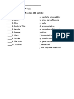 Of Mice and Men CP Final Test