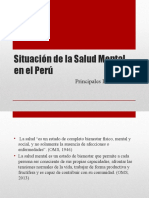 Situación de La Salud Mental en El Perú