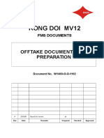 W1460-O-O-1102 (Rev A) Offtake Documentation Preparation