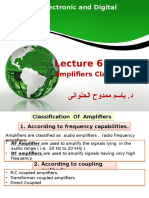 EEDP Lect 06 Amplifiers 3 Classes