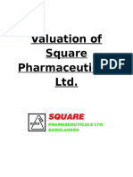 Valuation of Square Pharmaceuticals