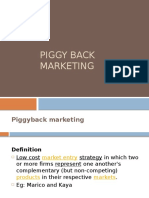 Piggyback Marketing