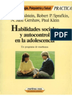 Goldstein (1989) HHSS para Adolescentes