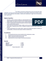 Carta Descriptiva Clima Laboral DIRH