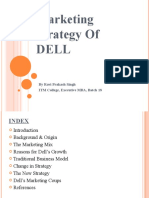 Marketing Strategy of Dell: by Ravi Prakash Singh ITM College, Executive MBA, Batch 18