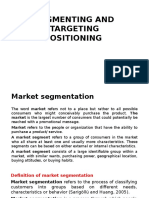 Segmenting and Targeting