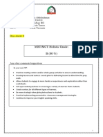 MST/MCT Holistic Grade: B (80 %)