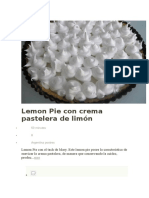 Crema Pastelera de Limón 3