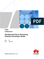 U2000 Northbound Alarm Streaming Interface Developer Guide