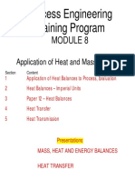 Mod 8-Application of Heat and Mass Balances