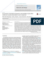 An Overview of Mechanical Properties and Durability of Glass-Fibre Reinforced Recycled Mixed Plastic Waste Composites