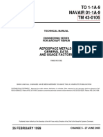 TM-43-0106 - Technical Manual Engineering Series For Aircraft Repair Aerospace Metals - General Data and Usage Factors