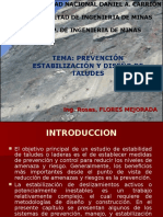 Prevención Estabilización y Diseño de Taludes