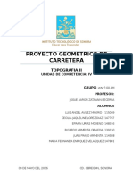 Proyecto Geometrico de Carreteras