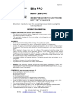 BTI Elite PRO Battery Charger Operating Manual CBHF2-PFC - July 01 2015 - en - FR - SP