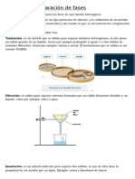 Métodos de Separación de Fases