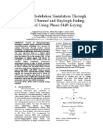 Digital Modulation Simulation Through AWGN Channel and Rayleigh Fading Channel Using Phase Shift Keying