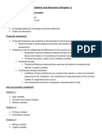 Notes For Financial Instruments