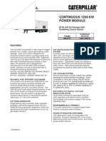 Caterpillar XQ1250G Containerized Gas Generator Set