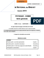 BREVET Sciences-Physiques 2015