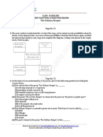 09 English Communicative Ch08 The Solitary Reaper Ques