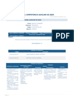 Perfil Competencia Auxiliar de Aseo