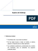 Sujetos Del Arbitraje