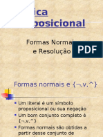 Lógica Proposiconal: Formas Normais