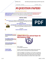 All Exam Question Papers Ignou Bed Exam Solved Paper For Bed Entrance 2009 PDF