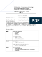 COMSATS Institute of Information Technology: Course Objectives