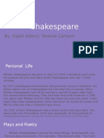 Shakespeare Power Point