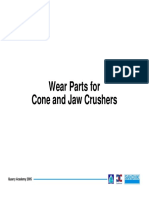 Wear Parts For Cone and Jaw Crushers