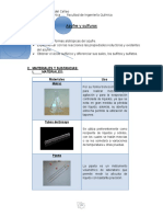 Informe 4 Inorganica Azufre y Sulfuros