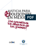 Justicia para Adolescentes en México