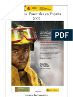 Avance Informativo Incendios Forerstales 2009