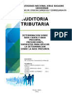 Auditoria Tributaria - PRESUNCIONES TRIBUTARIAS