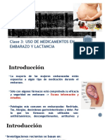 CLASE 3 Farmacología Poblaciones Especiales I EMBARAZO Y LACTANCIA