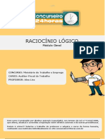 Raciocínio Lógico - Modulo Geral