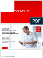 CON9714 - de Gruyter-CON9714 - Oracle Management Cloud Best Practices For Mining Oracle Enterprise Manager Data