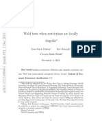 Wald Tests When Restrictions Are Locally Singular