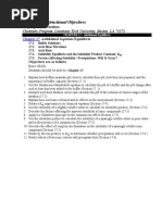 CHEM 102 Instructional Objectives: - Additional Aqueous Equilibria