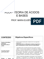 Aula 4 - Teoria de Ácidos e Bases