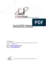 Autocad Notes