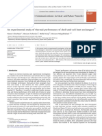 An Experimental Study of Thermal Performance of Shell-And-coil Heat Exchangers