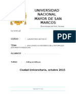 Informe Nro 3 Fisica 1 Unmsm